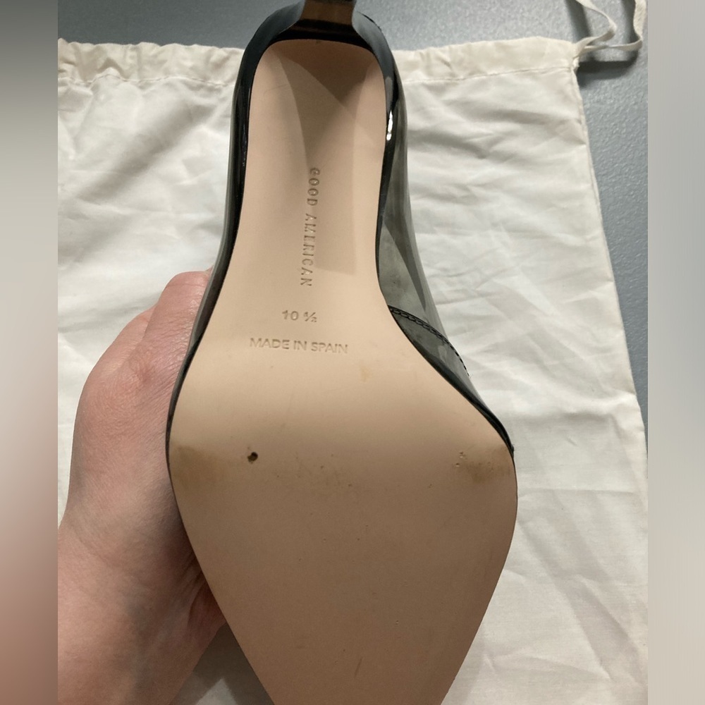 Good American CinderF*ckingRella in Black Pumps Sizes 6.5 - Picture 5 of 5